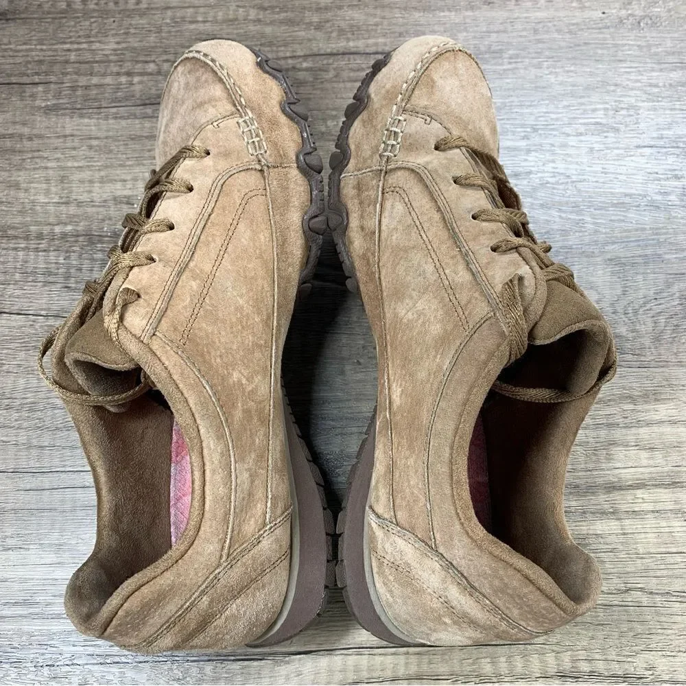 Skechers~Women’s~Tan Memory Foam Relaxed Fit Air-Cooled Shoes~Size 9.5M‎